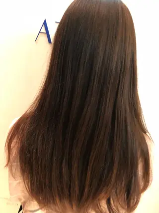ロング こすげひろと カラー講師のヘアスタイル