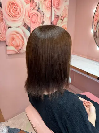 カラー 🇰🇷韓国風ハイ トーンKANA🖤のヘアスタイル