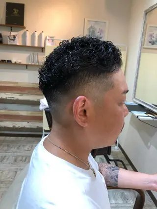 ショート パーマ メンズ 【垢抜け大人髪】 TIARA西山のヘアスタイル