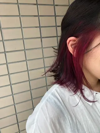 ミディアム キノシタ ナオユキのヘアスタイル