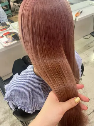 セミロング aoi ♡グレージュ ・ベージュカラーのヘアスタイル