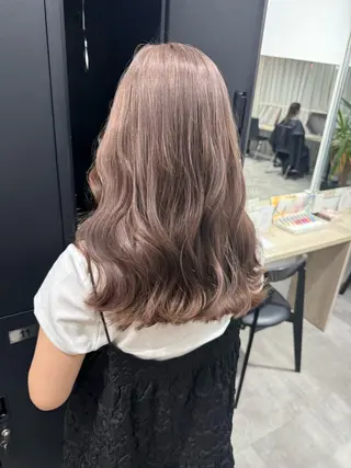 セミロング カラー ダブルカラー🩰 CHIHIRO👒のヘアスタイル