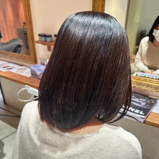 ミディアム 為頭 りたのヘアスタイル
