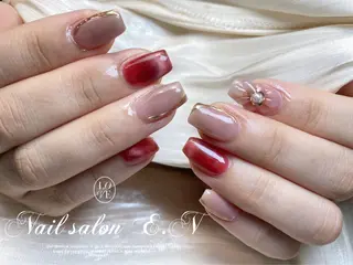 ネイル E.N🦋 長さ出し/持ち込みのネイルデザイン