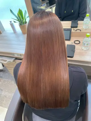 ロング カラー 美髪矯正/髪質改善 /ヨナミネのヘアスタイル