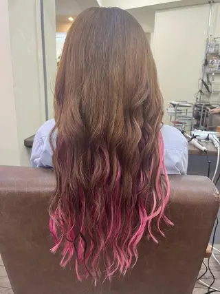 カラー 戸川 紗良のヘアスタイル