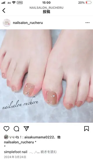 ネイル nail salon Rucheruのネイルデザイン