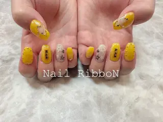 ネイル ネイルリボン 石田のネイルデザイン