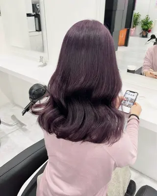 ロング モテ艶韓国ヘア 🤍りんのヘアスタイル