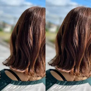 ミディアム カラー Snaly カラー特化ページのヘアスタイル