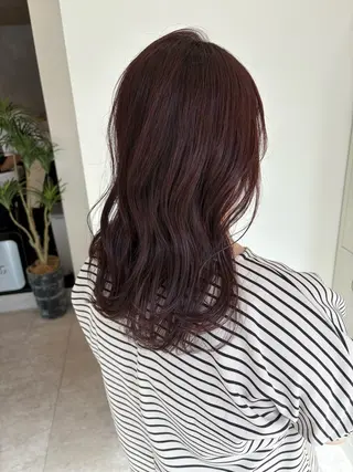 ミディアム 【benji】 rena satouのヘアスタイル