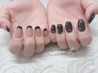 カラー ネイル 芦辺 香奈のネイルデザイン