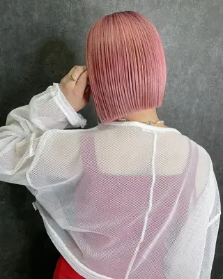 ミディアム カラー BUCKS【天王寺】 バックス【駅30秒】のヘアスタイル