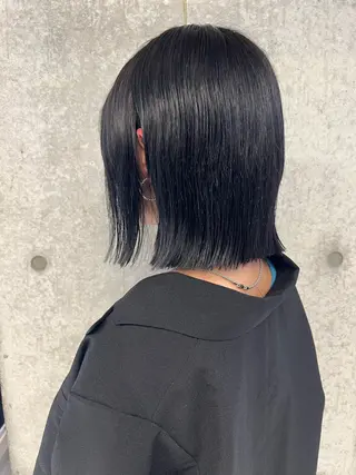 ミディアム 髪質改善ストレート /Kentoのヘアスタイル