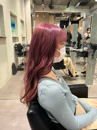 ロング La fith rosa所属・miharu🐱 茨木/透明感カラーのヘアスタイル