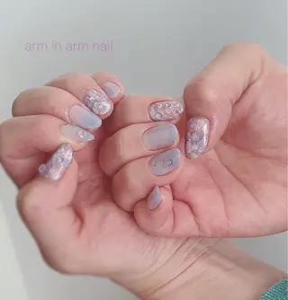 ネイル arm in arm ︎✿Yamamotoのマツエク・マツパデザイン