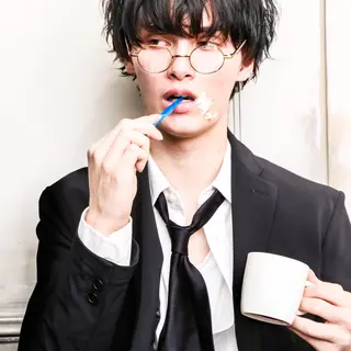 ショート ヘアアレンジ メンズ Breath beauu Kobe 神戸 三宮【ブレス ボー コウベ】所属・二ツ石 舞幸のヘアスタイル