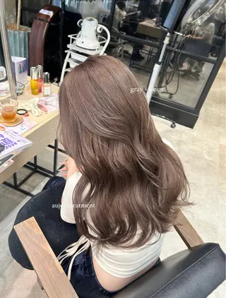 ロング rio¦ブラウン¦暗 髪¦縮毛矯正🌙のヘアスタイル