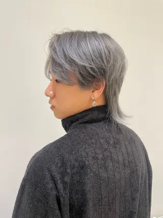 ミディアム カラー メンズ 薬院浄水通/ショート /ボブ/rukaのヘアスタイル