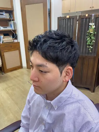 ショート メンズ 浅見 天翔のヘアスタイル