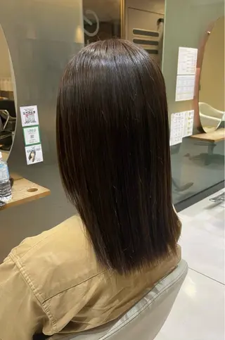 セミロング カラー ４ｃｍ諸江店所属・澤野 祐羽のヘアスタイル