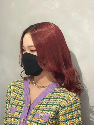 カラー 髪質改善/縮毛矯正 レイヤー/松川匠のヘアスタイル