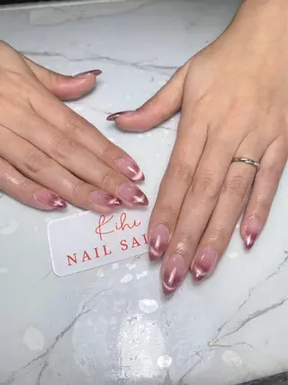 ネイル ユリ🎀長さだし/ パラジェル/持ち込みのネイルデザイン