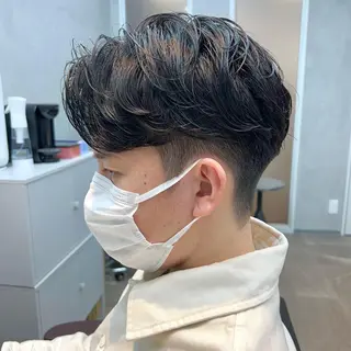 ショート パーマ メンズ 3月〜お店変わります 詳しくはインスタまでのヘアスタイル