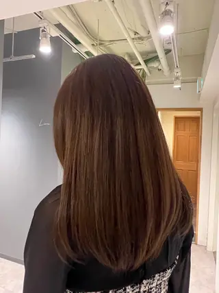 ロング カラー 佐藤 彩弥のヘアスタイル