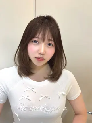 ミディアム 谷川が作る熊本1🥇 レイヤーカットのヘアスタイル