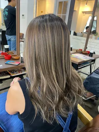 ロング カラー 【艶髪×韓国風】 毛流れ職人 RYOのヘアスタイル