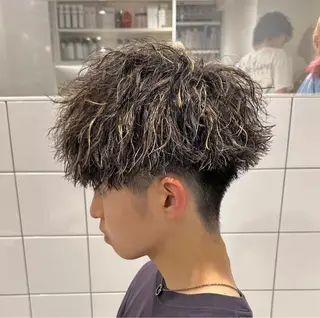 ショート パーマ メンズ 🖤Ayumi🖤 メンズ特化❤️‍🔥のヘアスタイル
