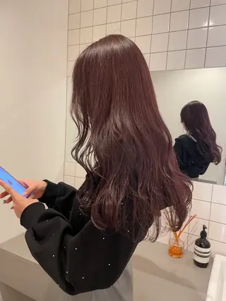 ロング ボブカットモデル/パ ーマ/harunaのヘアスタイル