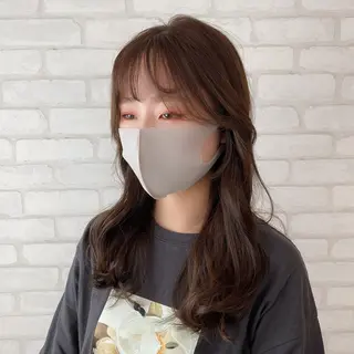 セミロング カラー abilita AZUSAのヘアスタイル