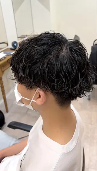 ショート パーマ メンズ メンズStylist 山根慧のヘアスタイル