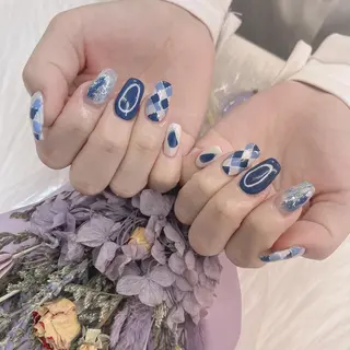 ネイル 🦋ネイルサロン ブラン🌈ゆりのネイルデザイン