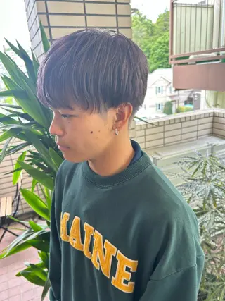 メンズ 艶カラー/レイヤー /メンズ/マツエクのヘアスタイル