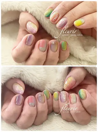 ネイル フルリール 【プライベートサロンのネイルデザイン
