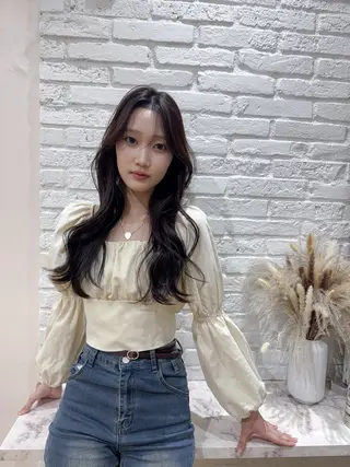 セミロング 髪質改善×透明感× トレンド/杉田 圭のヘアスタイル