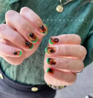 ネイル otsumeyasan所属・わたなべ ちかのネイルデザイン