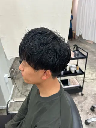 ショート パーマ メンズ ENIEN MAKE'S 立川所属・綾/ベージュカラー /パーマ🩰のヘアスタイル