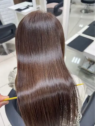 ロング パーマ 縮毛矯正特化🫧✨ ヒュウガのヘアスタイル