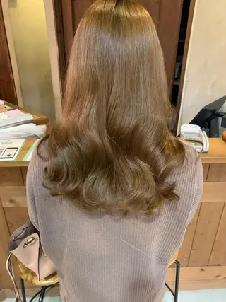 ロング レイヤー/韓国ヘア 杉浦結梨のヘアスタイル