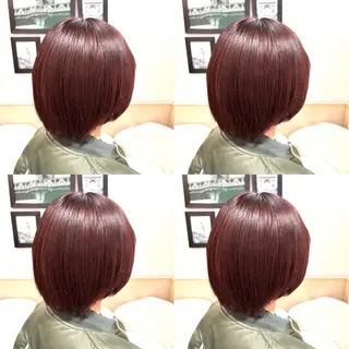 ショート カラー 店長✨️韓国ヘア✖️ 髪質改善カラー／純大のヘアスタイル