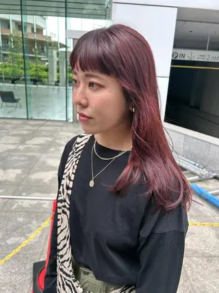 セミロング カラー 【代表】 たき〜のヘアスタイル