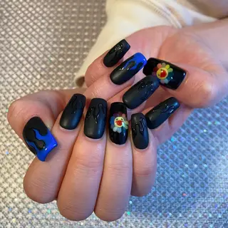 ネイル moca心斎橋所属・˚✧⁺⭐︎༚moca miyuu⁎⁺˳✧༚のネイルデザイン