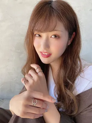 ロング カラー 【髪質改善】 夏目結以のヘアスタイル