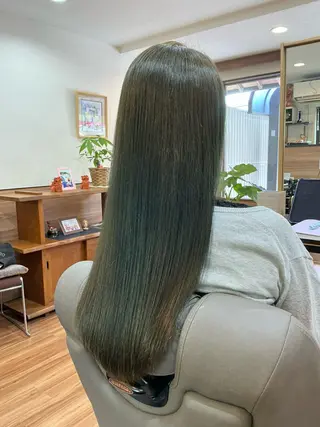 ロング カラー Annon プライベートサロンのヘアスタイル