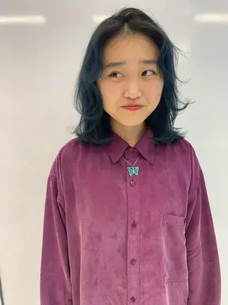 ミディアム カラー share salon JAM 吉祥寺所属・レイヤー/ブリーチ HIKARU ♡のヘアスタイル