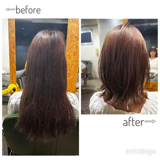 ミディアム ボブ/ショート /🦋服部ルミナ🦋のヘアスタイル